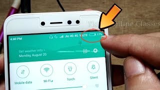 How to Show Battery Indicator in Percentage on Xiaomi Redmi Phone in Hindi [upl. by Abigail]