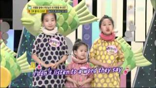 SBS 붕어빵 20110521 명장면 quot세 딸은 힘들어요quot [upl. by Inahet]