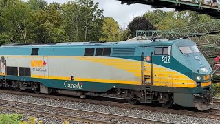 Via Train 70 EB Oakville Subdivision Burlington Ontario September 19 2024 [upl. by Nyrahs]