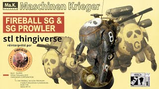 maschinen Krieger Fireball SG 3D résine [upl. by Allehs143]