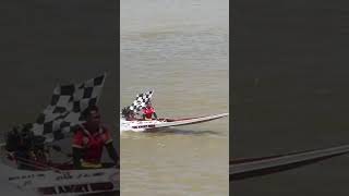 John Racing Kanowit powerboat race 2024 18HP longboat CHAMPION [upl. by Brufsky]