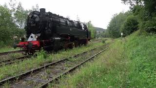 Dampfsonderfahrten zum Heizhausfest Chemnitz Hilbersdorf am 27823 [upl. by Yruok]