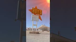 Roy’s Motel amp Cafe  Amboy CA route66 amboy california abandoned motel history neon sign [upl. by Nanyk]