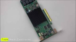 Original LSI 946016i huawie SP460CM Megaraid SAS SATA NVMe PCIe RAID card 12gbs [upl. by Ahsenre]