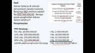 Cara Menghitung Pajak Penghasilan PPh 21  EKONOMI kelas 11 [upl. by Steen627]