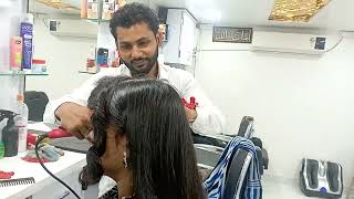 Curly Hairs Ko Straight Kaise Kare Customer Ki Demand pr💇🙆How to Convert Curly To Straight [upl. by Denten237]