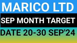 MARICO LTD STOCK LATEST NEWS UPDATES 20SEP24MARICO SHARE LATEST NEWS UPDATES WITH TARGET ANALYSIS [upl. by Adachi]