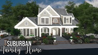 ROBLOX  Bloxburg Suburban Family Home  Tutorial  289k  Ellvoi [upl. by Aneerahs]