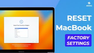 Tips Before Trade inGive Away Macbook  How to Factory Reset MacBook Before Selling 2 Ways [upl. by Hnahk849]