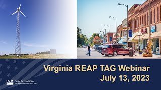 VIRGINIA  Rural Energy For America Program REAP Technical Assistance Grants TAG 2023 [upl. by Stclair]