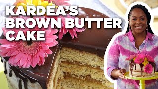 Kardea Browns Brown Butter Cake  Delicious Miss Brown  Food Network [upl. by Amaras334]