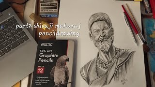 chatrapati shivaji maharaj pencildrawing part2 tutorial Biggners art [upl. by Halima]