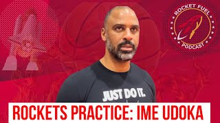 Houston Rockets Practice Ime Udoka Talks Starting Lineup To Start the Season [upl. by Norok600]