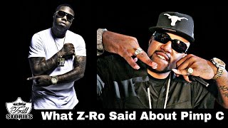 What ZRo Said About Pimp C [upl. by Morette360]