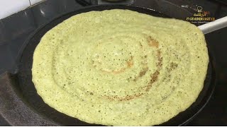 பச்சை பயிறு தோசை Green gram dosa recipe in tamil pesarettu Healthy protein rich breakfast dosa [upl. by Notloc]