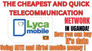 How to buy Lycamobile Data in Uganda Using MTN MobileAirtel Money [upl. by Middendorf]