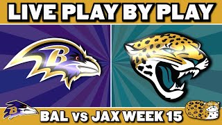 Ravens vs Jaguars Live Play by Play amp Reaction [upl. by Dottie]