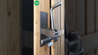 Automatic gate latch lock simple secret lock [upl. by Haldi]