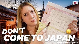 WHEN TO VISIT JAPAN and when NOT to 🍡 seasons dates advice  japan travel guide [upl. by Amliw]