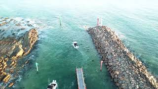 Bastion Point Boat Ramp Mallacoota  entrance to Eastern Vics kingfish capital [upl. by Allehs]