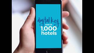 Hilton Hits Industry Milestone with Launch of 1000th Hotel Featuring Digital Key [upl. by Fessuoy]