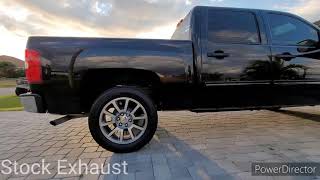 2012 Silverado 53 Flowmaster Outlaw Extreme Dump Style Exhaust [upl. by Gusba]