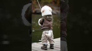 Bichon Frise Top Funny Video  Bichon Frise gone fishing [upl. by Spiro]