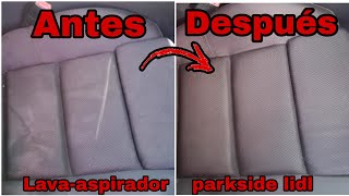 LIMPIEZA TAPICERÍA Lavaaspirador parkside lid [upl. by Ahsocin369]