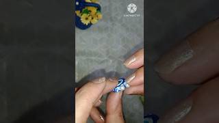 DIY  Evil Eye craft l evil rakhi making idea 💡Art house diy shorts shortsviral diycraft [upl. by Ecirtak750]