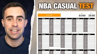 Can You Name EVERY Player in the NBA or are you a CASUAL [upl. by Ennovihs]