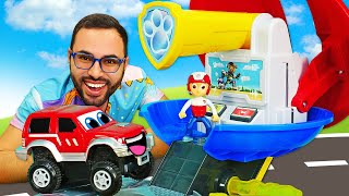 ¡A jugar con coche de juguete y Ryder Play Time Vídeo para niños [upl. by Ynohtnanhoj]