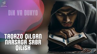 Vaqt taqazo qiladigan hodisalarga sabr qilish  Shayx Abdulloh Zufar [upl. by Vezza883]