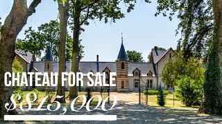 Unique CHATEAU Near Angers For Sale [upl. by Arnaud376]