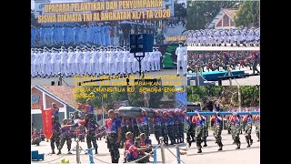 DIKMATA TNI AL 401 TA 2020 UPACARA PELANTIKAN DAN PENYUMPAHAN SISWA [upl. by Akirre]