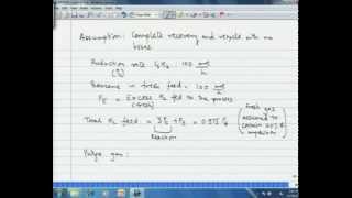 Mod02 Lec06 Recycle Structure of Flowsheet Part III [upl. by Annoel944]