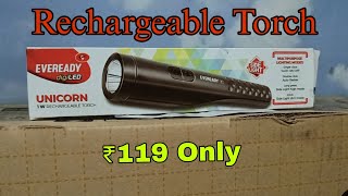 torch light  Unboxing Review  torch light rechargeable [upl. by Nyrak513]