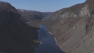 Gammelbollo Altademningen Alta Canyon Igloo Hotel Alta  Flying Over Norway [upl. by Truman]