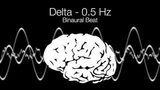 Deep Relaxation Delta Binaural Beat  05Hz 1h Pure [upl. by Nauj]