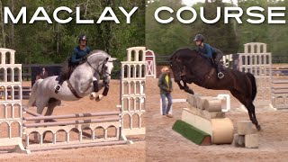 jumping the 2019 Maclay finals course [upl. by Drusilla]