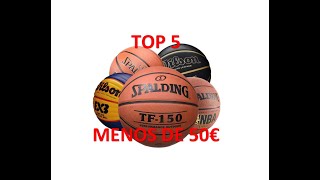 TOP 5 mejores balones de baloncesto para exterioroutdoor por menos de 50 euros [upl. by Calmas]