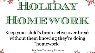 why holiday homework is important for students [upl. by Yeta]