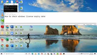 How to check windows 7 8 10 11 license expiry date [upl. by Aviv]