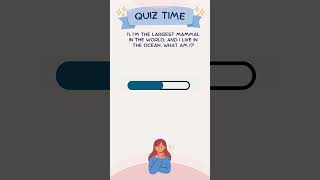 I’m the largest mammal in the world goldenwordsforkids kidsriddles quiz [upl. by Alyss]