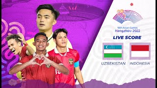 🔴LIVE SCORE  UZBEKISTAN VS INDONESIA  ASIAN GAMES 2023 [upl. by Maghutte335]