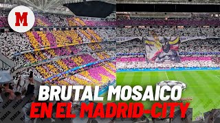 El brutal mosaico del Santiago Bernabeú para recibir al Manchester City I MARCA [upl. by Timmie99]