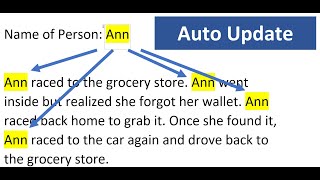 Microsoft Word  Automatically Link FieldsBookmarks like Excel Repetitive Text  BEST VIDEO 🔴 [upl. by Candie]