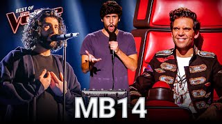 Every Spectacular Beatboxer MB14 Performance on The Voice [upl. by Ardnoed]