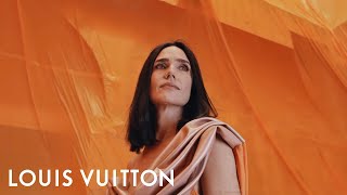 Jennifer Connelly at the Womens SpringSummer 2024 Show in Paris  LOUIS VUITTON [upl. by Frazier]