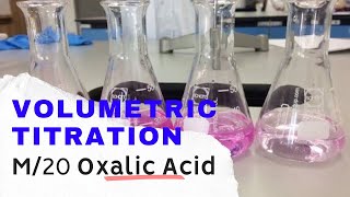 M20 Oxalic acid Volumetric titration  cbse experiment  Chemistry  chemistry experiments [upl. by Anen]