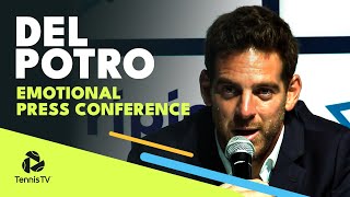 Del Potro Hints At Retirement In Emotional Press Conference English  Buenos Aires 2022 [upl. by Mota]